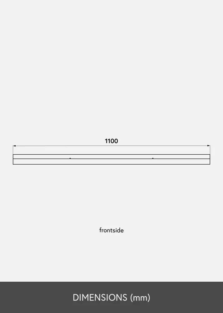 Pildi riiul muster 110 cm