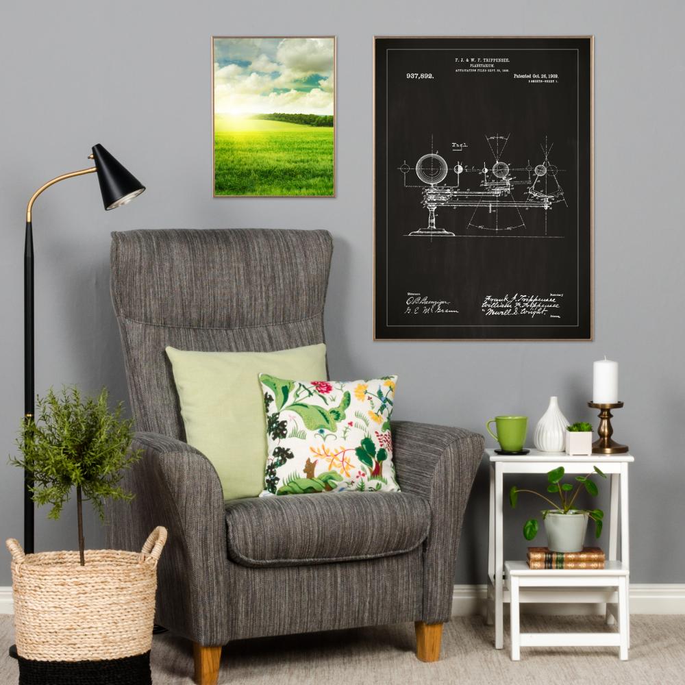 Patenteeritud joonistus - planetaarium - muster Plakat