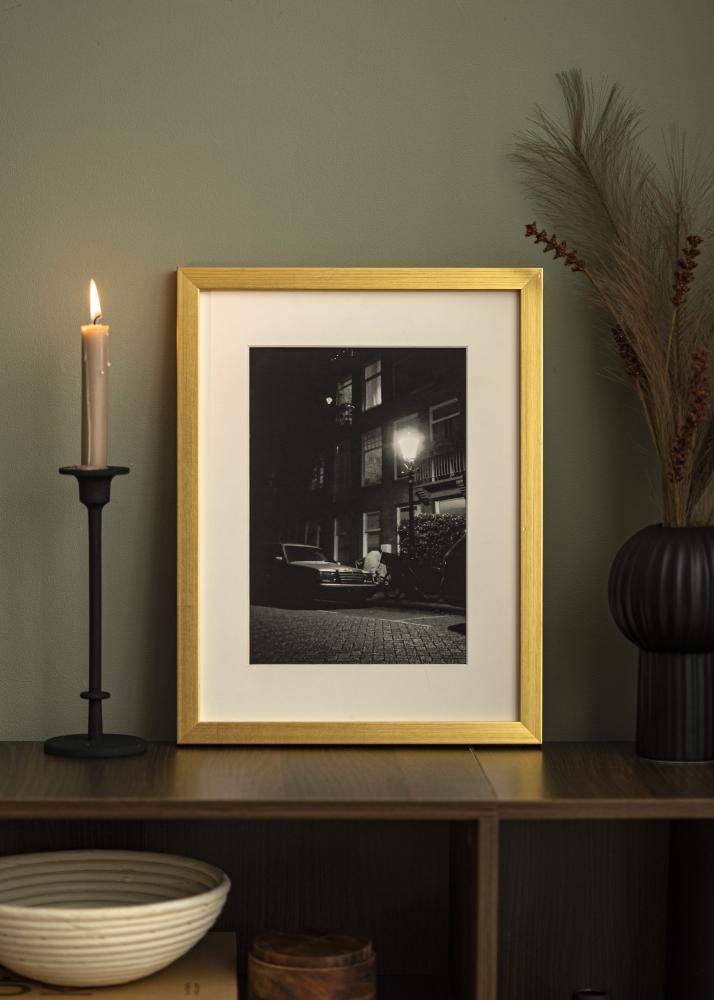 Raam Blocky Akruulklaas kuldne 84,1x118,9 cm (A0)