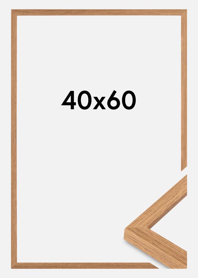 Raam Modern Akruulklaas tiigipuu 40x60 cm