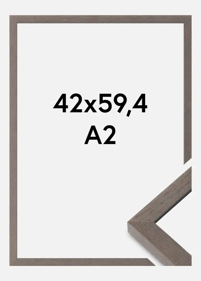 Raam Hermes Akruulklaas hall 42x59,4 cm (A2)