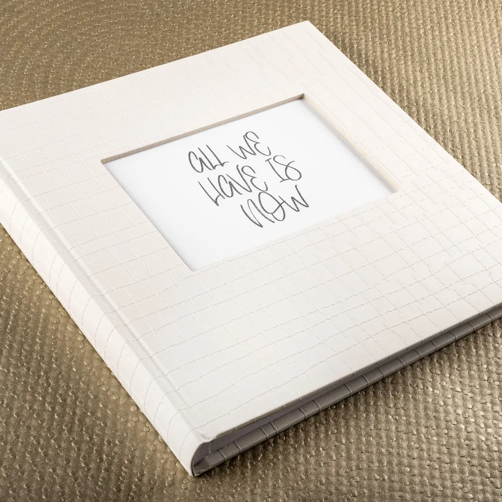 Allround Album, valge, 22,5x24 cm (40 valget lehekülge / 20 lehte)