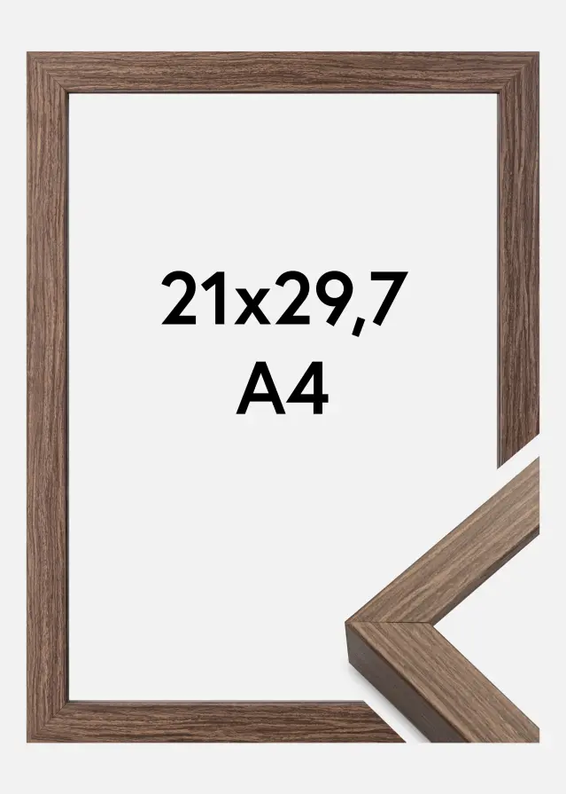 Raam elegantne Box pruun 21x29,7 cm (A4)