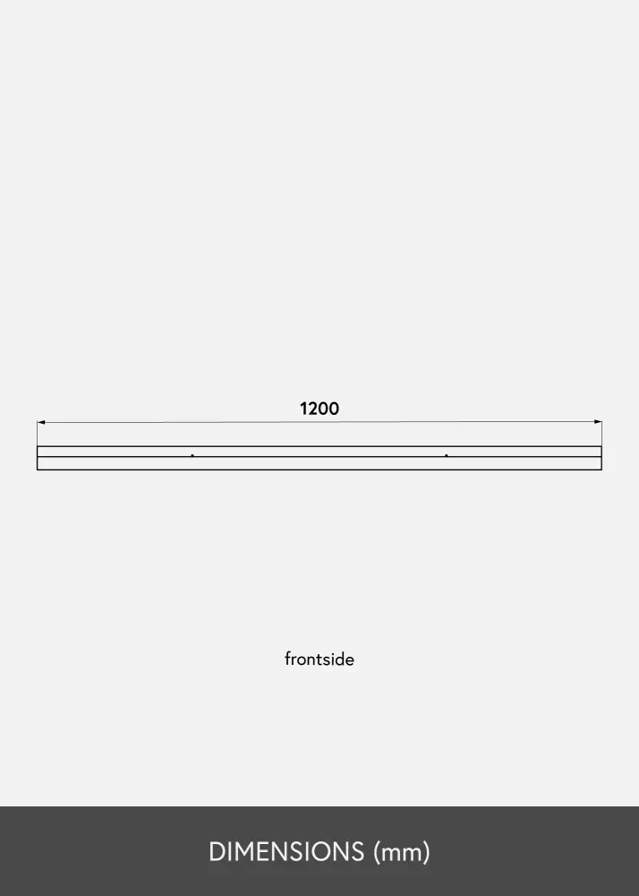 Pildi riiul muster 120 cm