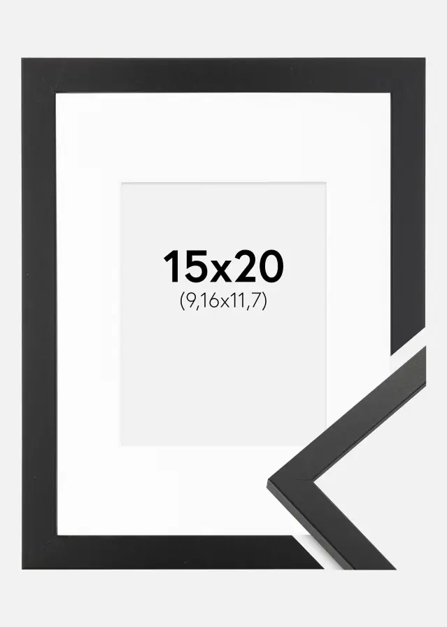 Raam Trendy muster 15x20 cm - paspartuu valge 4x5 inches