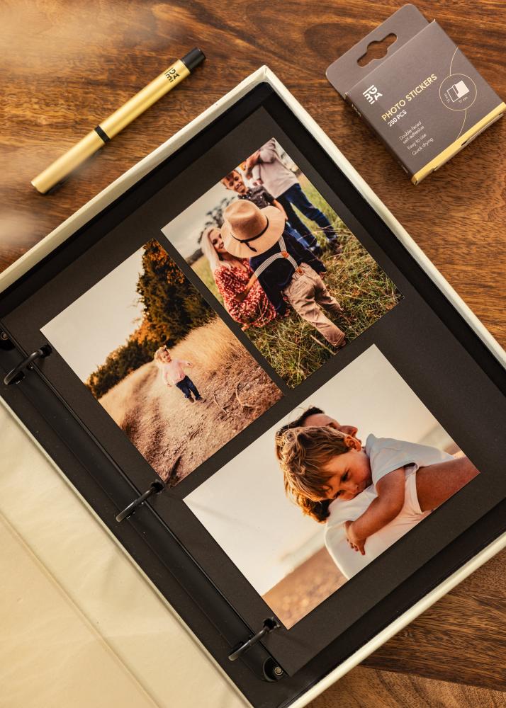 KAILA 'OHANA - Coffee Table Photo Album (60 musta lehekülge / 30 lehte)