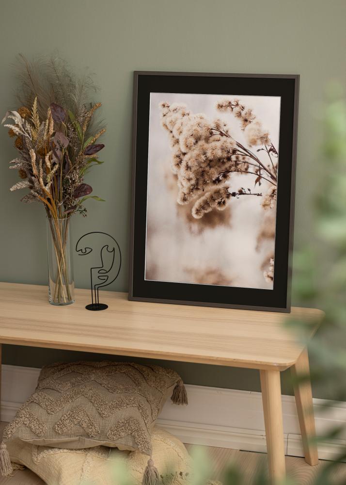 Raam Edsbyn grafiit 40x40 cm - paspartuu muster 10x10 inches