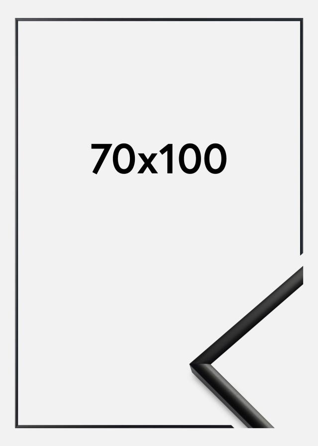 Raam New Lifestyle Akruulklaas matt must 70x100 cm