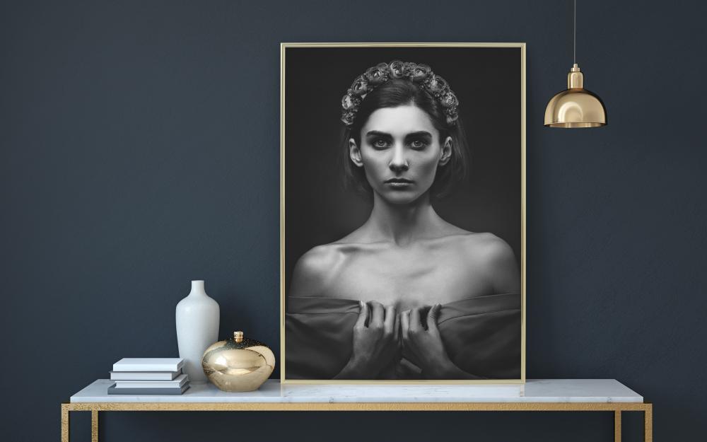 Raam Nielsen preemium Classic kuldne 70x100 cm