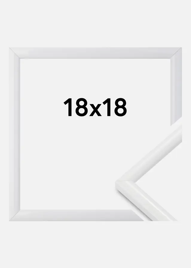 Raam Newline valge 18x18 cm