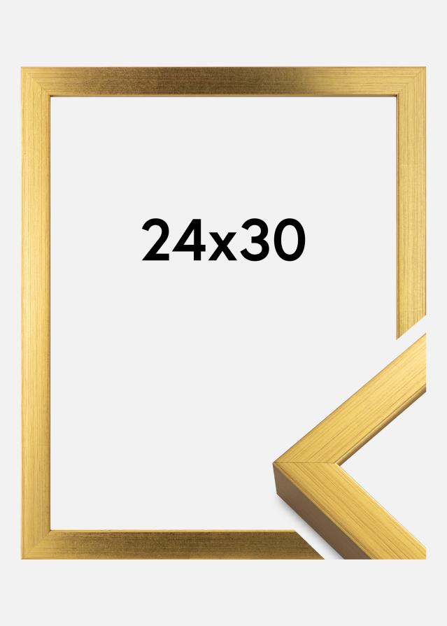 Raam Falun Akruulklaas kuldne 24x30 cm