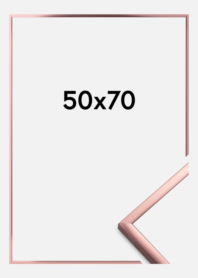 Raam Plakat Frame Aluminum roosakas kuldne 50x70 cm