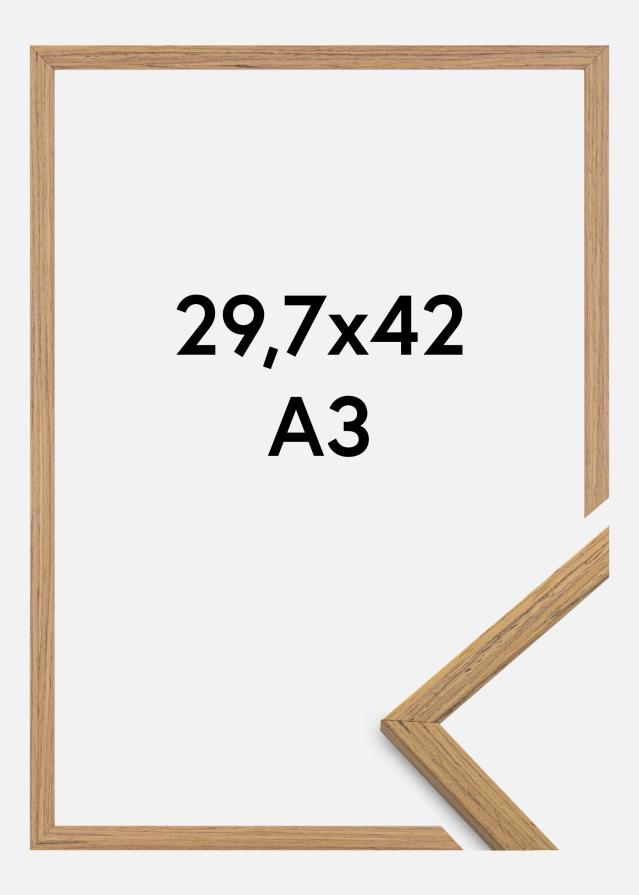 Raam Edsbyn tiigipuu 29,7x42 cm (A3)