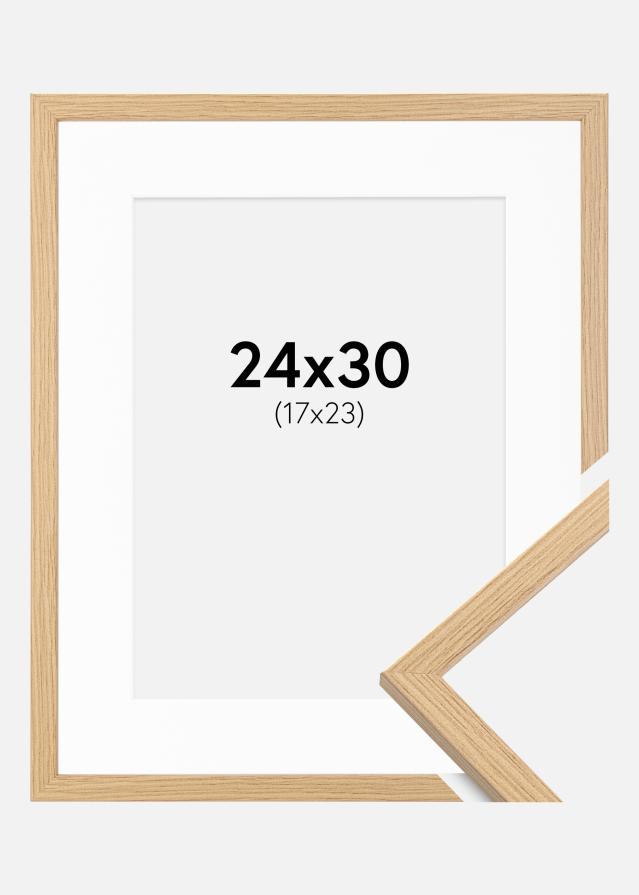 Raam Galant tamm 24x30 cm - paspartuu valge 18x24 cm