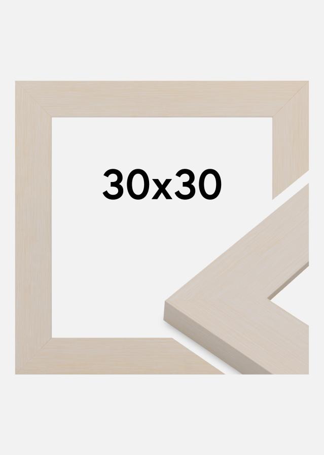 Raam Pembrokeshire Akrüülklaas Valge 30x30 cm