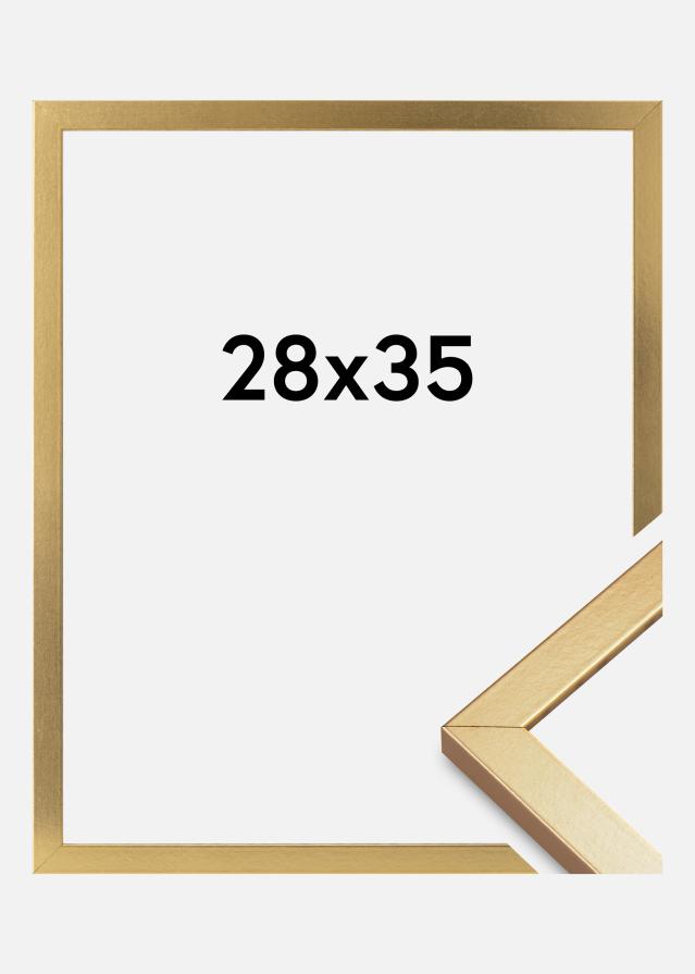 Raam Minerva Akruulklaas kuldne 28x35 cm