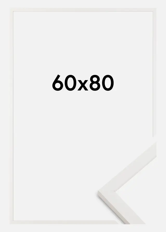 Raam Trendy Akruulklaas Valge 60x80 cm