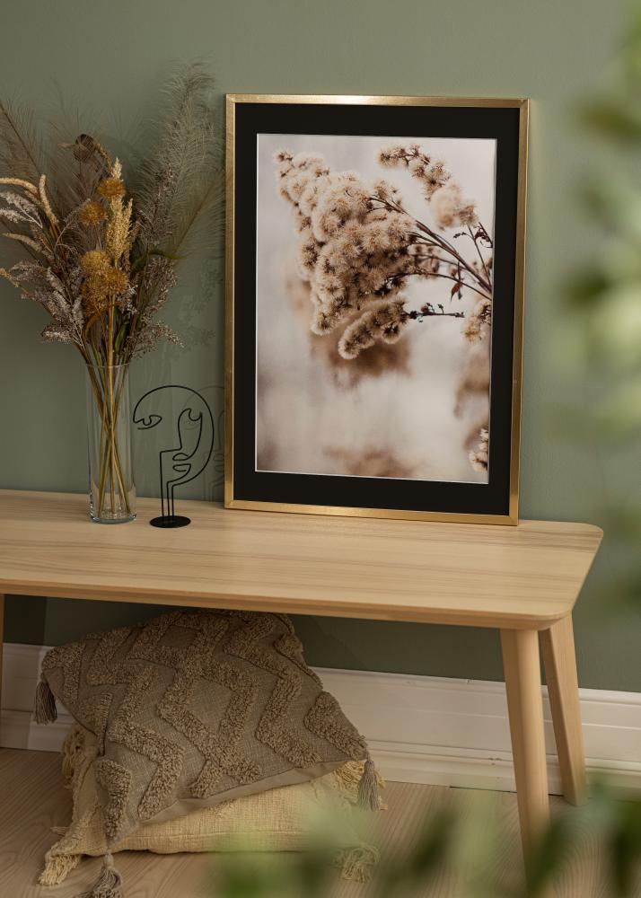 Raam Trendy kuldne 20x25 cm - paspartuu muster 14x18 cm