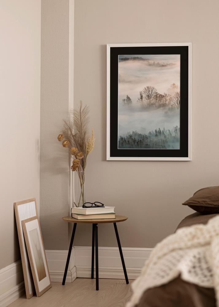 Raam Fiorito valge 40x60 cm - paspartuu muster 25x50 cm