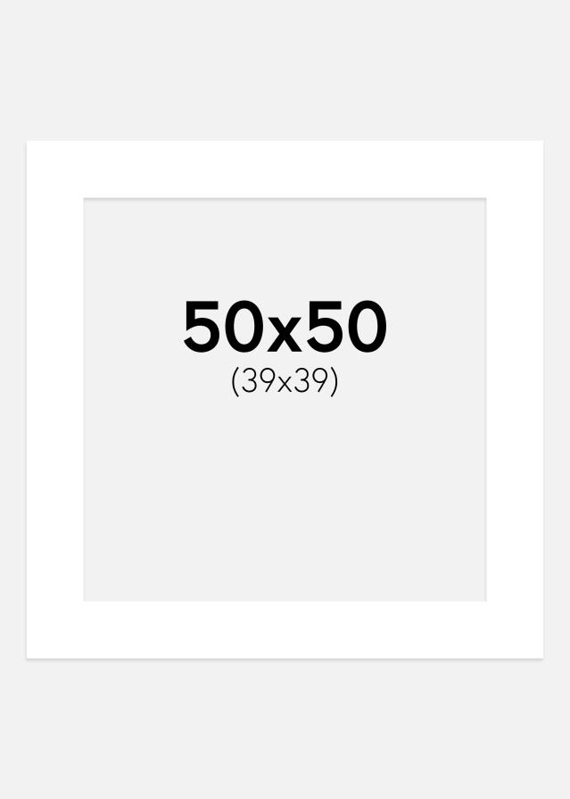 Paspartuu kriitvalge 50x50 cm (39x39 cm)
