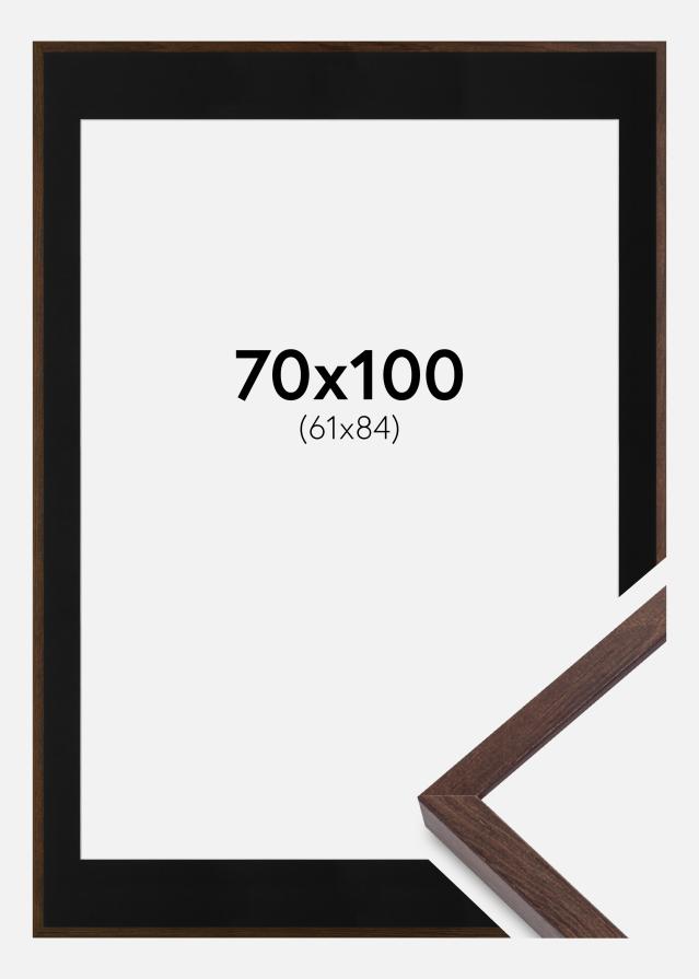 Raam E-Line pahkel 70x100 cm - paspartuu muster 62x85 cm