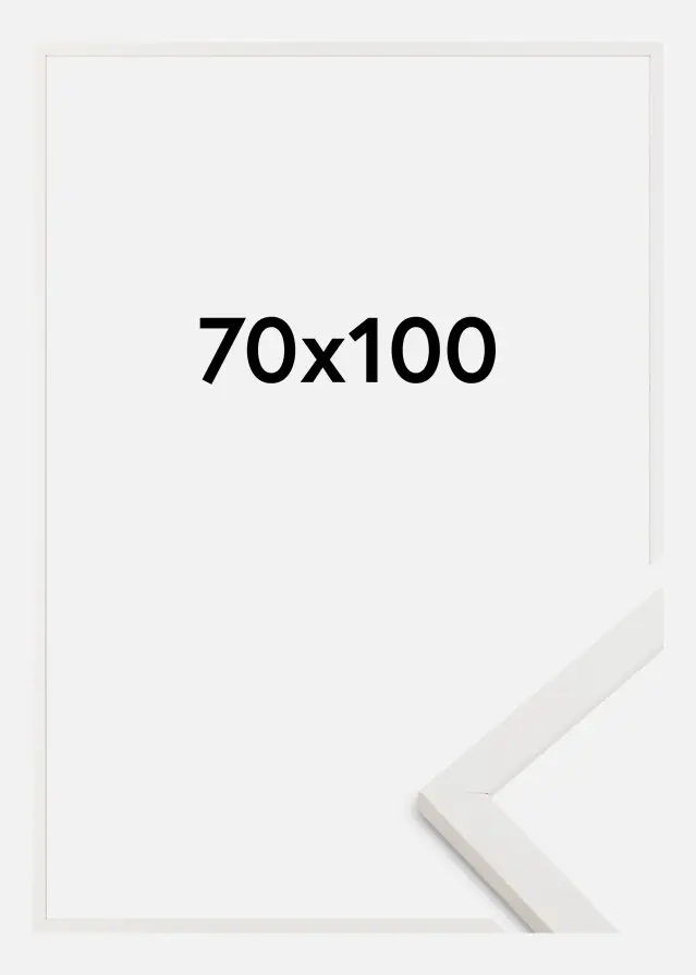 Raam Trendy Akruulklaas Valge 70x100 cm