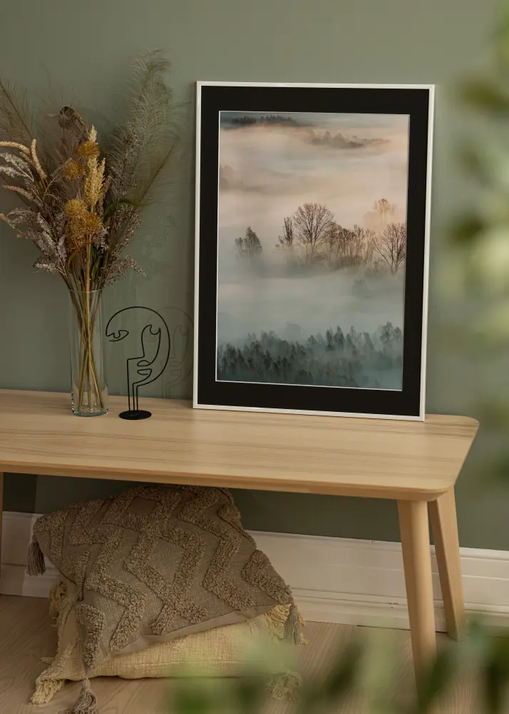 Raam New Lifestyle valge 30x40 cm - paspartuu muster 21x29,7 cm (A4)