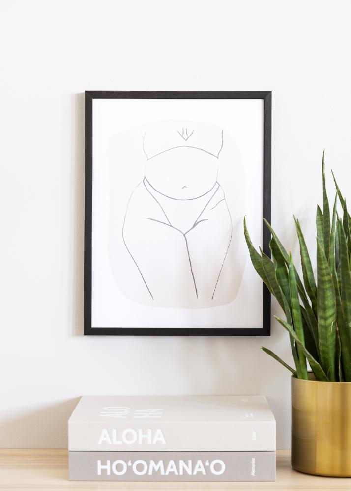 Raam Soul Akruulklaas muster 59,4x84,1 cm (A1)