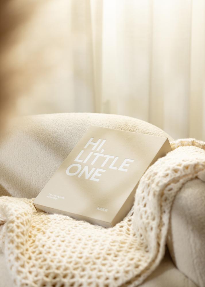 KAILA HI LITTLE ONE Grey - Coffee Table Photo Album (60 musta lehekülge)