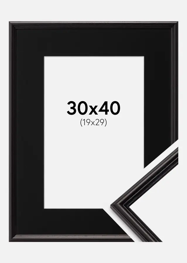 Raam Horndal muster 30x40 cm - paspartuu muster 20x30 cm