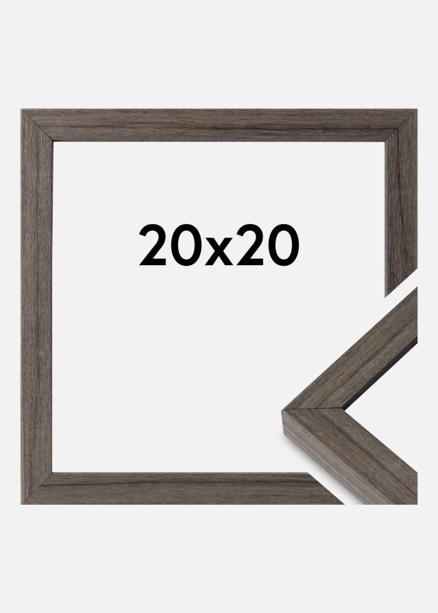 Raam Hermes Akruulklaas Grey Oak 20x20 cm