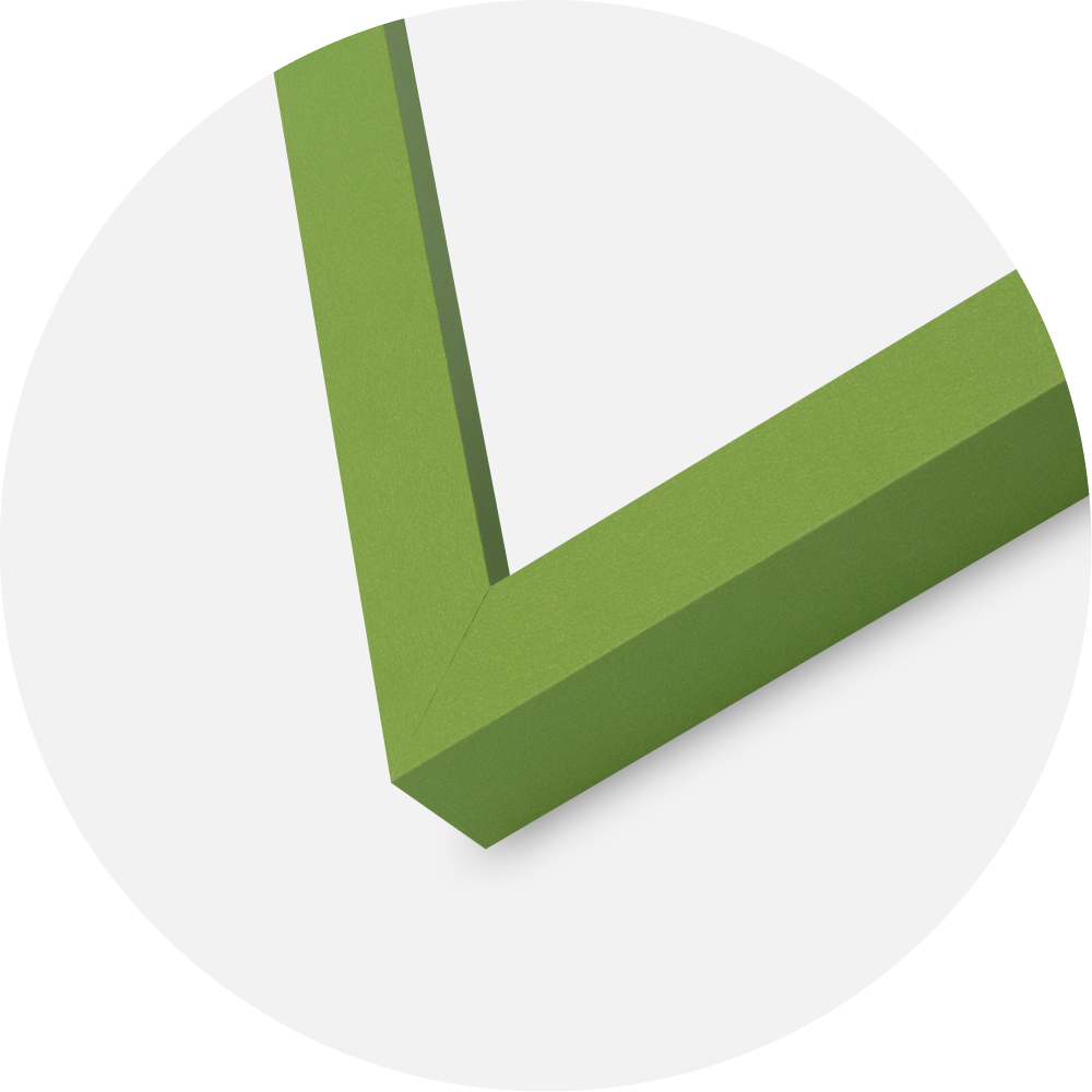 Raam Selection Akrüülklaas Lime Green 40x40 cm