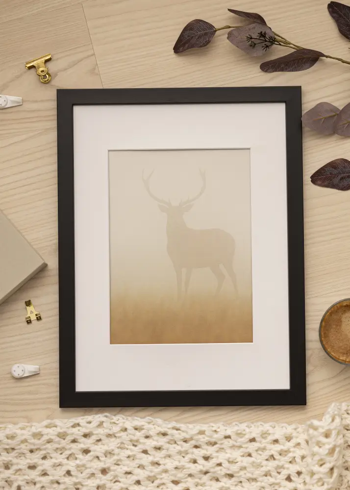 Raam Black Wood 35x50 cm