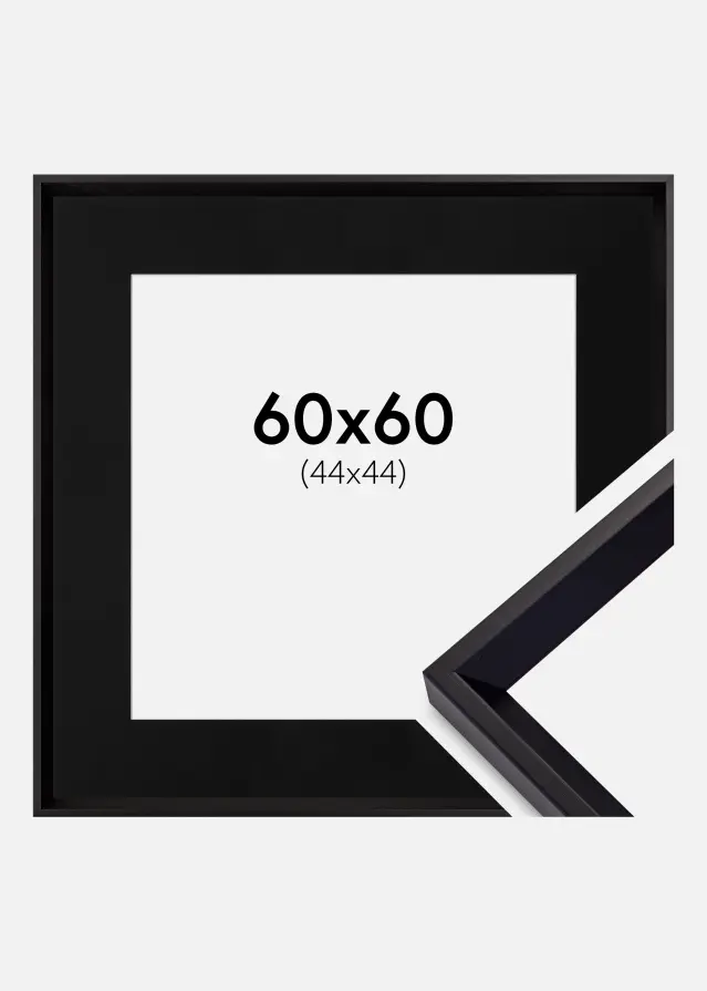 Raam Globe muster 60x60 cm - paspartuu muster 45x45 cm