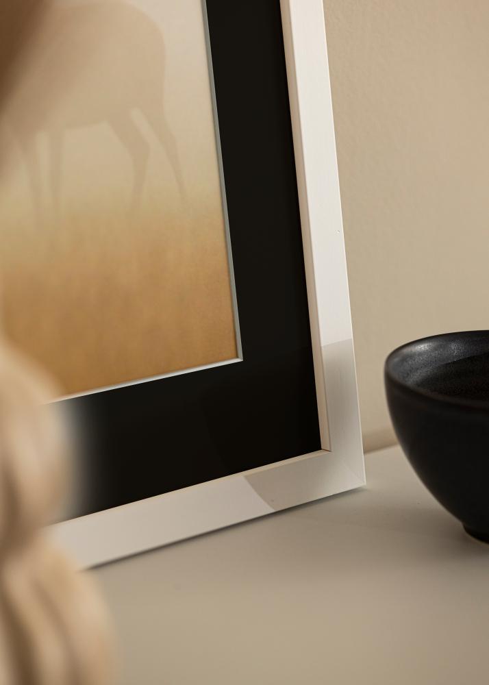 Raam White Wood 50x100 cm - paspartuu muster 30x80 cm