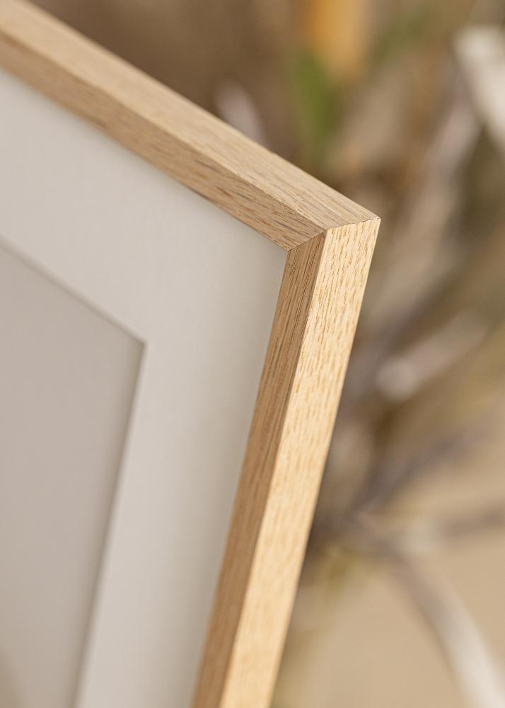 Raam Oslo tamm 60x80 cm - paspartuu valge 50x65 cm