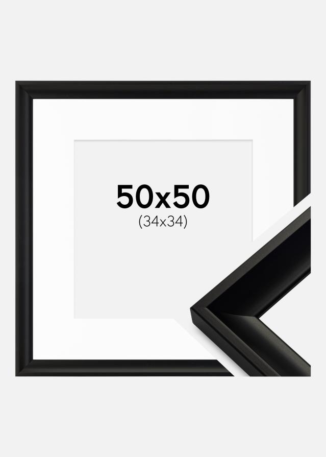 Raam Öjaren muster 50x50 cm - paspartuu valge 35x35 cm