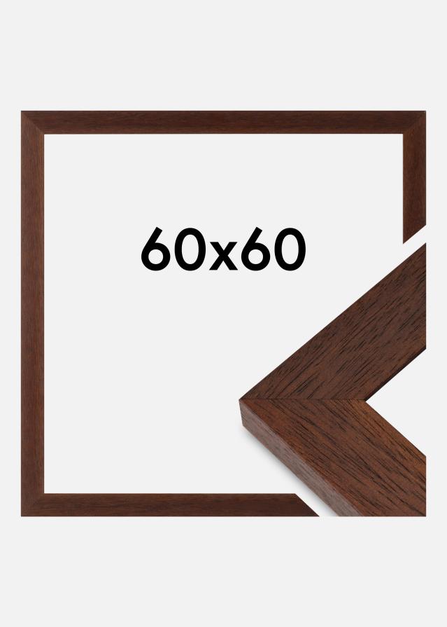 Raam Juno Akruulklaas tiigipuu 60x60 cm