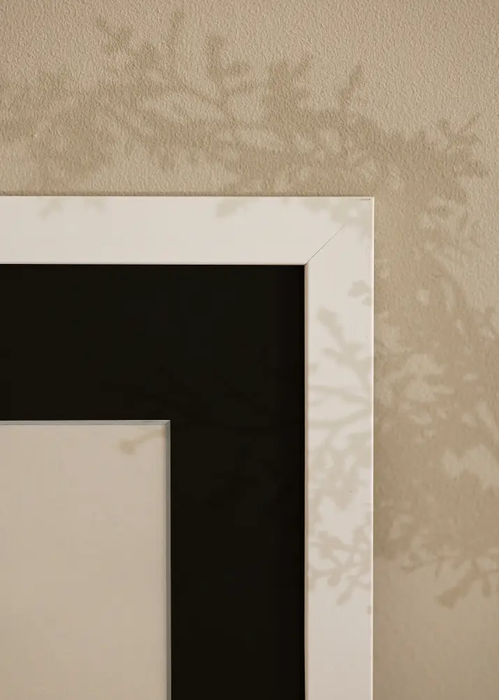 Raam White Wood 40x100 cm - paspartuu muster 30x90 cm