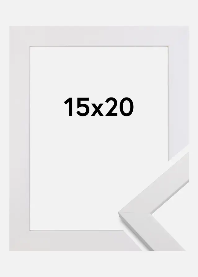 Raam White Wood 15x20 cm