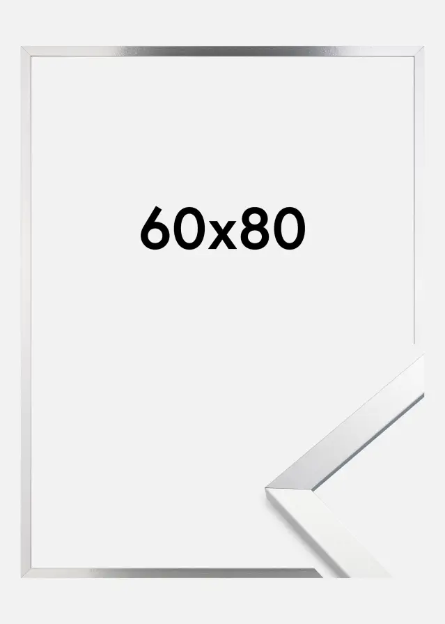 Raam Trendy Akruulklaas Hõbedane 60x80 cm