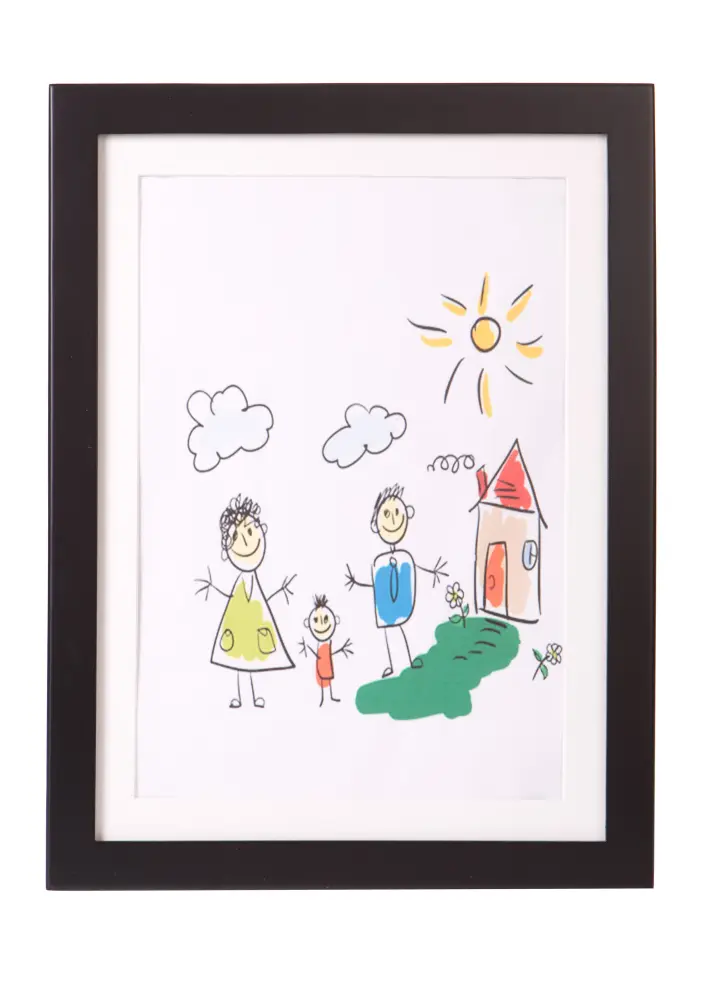 Joonistusraam Little Davinci muster A3