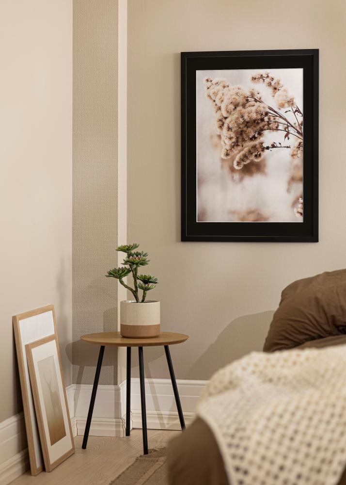 Raam Black Wood 30x40 cm - paspartuu muster 8x12 inches