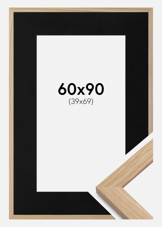 Raam Oak Wood 60x90 cm - paspartuu muster 40x70 cm