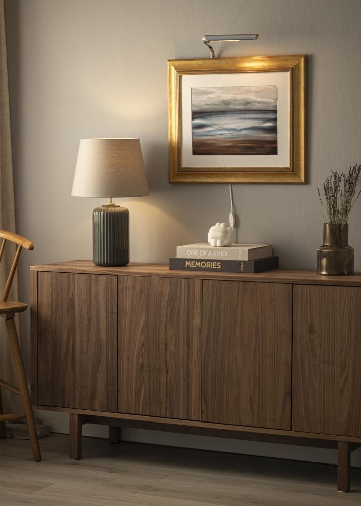 Eklunds Uno 1 pildi valgustus - harjatud teras