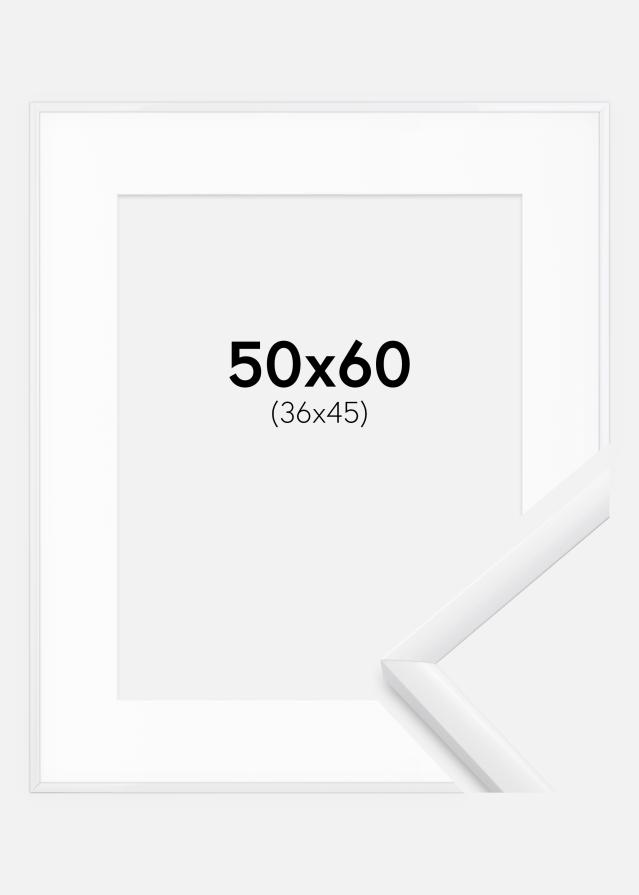 Raam New Lifestyle valge 50x60 cm - paspartuu valge 37x46 cm