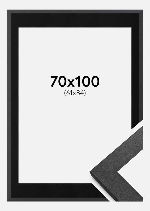 Raam Graphite Wood 70x100 cm - paspartuu muster 62x85 cm