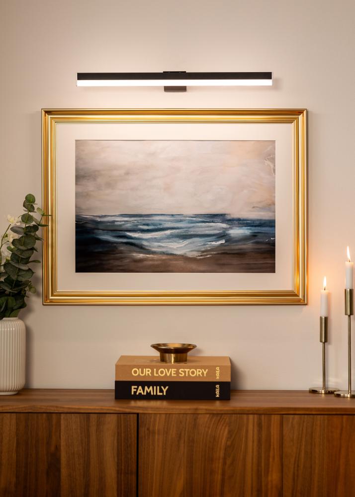 KAILA Radiate Patareitoitega Pildivalgusti 55 cm - Must