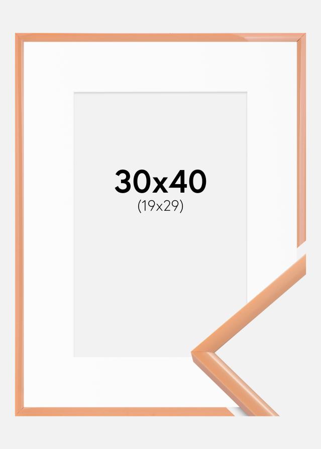 Raam New Lifestyle Apricot 30x40 cm - paspartuu valge 20x30 cm
