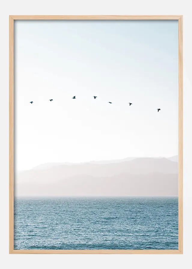 Pastel Blue Sea Plakat